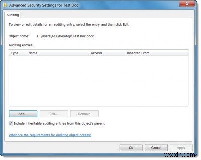 Windows 11/10のグループポリシーでドキュメントのアクセスを監査・監視する方法