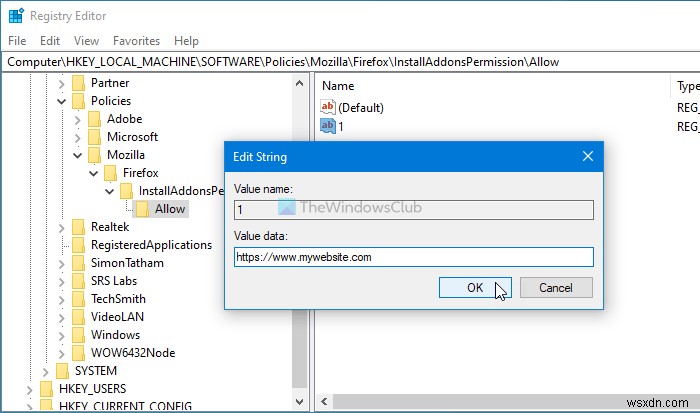 グループポリシーまたはレジストリエディターを使ってFirefoxへのアドオンインストールを無効にする方法