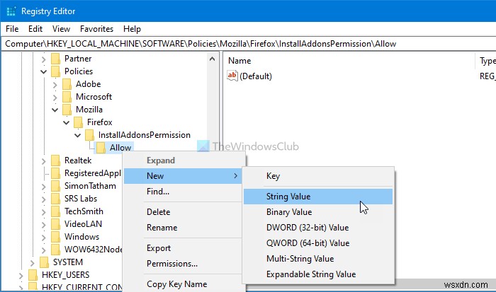 グループポリシーまたはレジストリエディターを使ってFirefoxへのアドオンインストールを無効にする方法