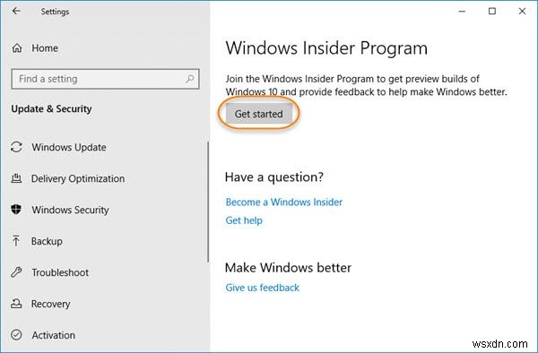 Windows Insiderの「開始」ボタンがグレー表示になってプレビュービルドを取得できない場合の対処法