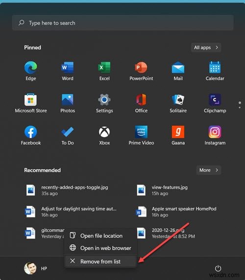 Windows 11/10のスタートメニューで「最近追加されたアプリ」を表示・非表示にする方法