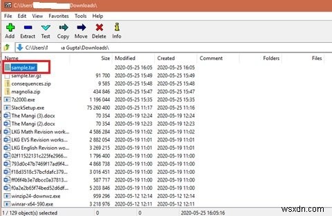 Windows 11/10でTAR.GZ・TGZ・GZファイルを解凍・展開する方法