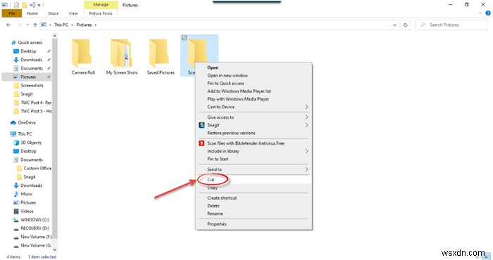 Windows 11/10でファイルとフォルダを移動する7つの方法