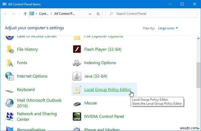【Windows】コントロールパネルにローカルグループポリシーエディターを追加する方法