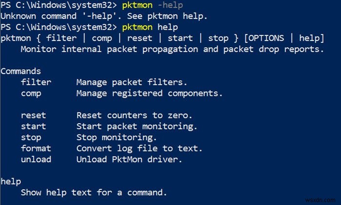 Windows 10標準搭載のネットワークスニファーツール「PktMon.exe」の使い方