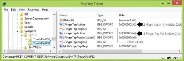Windows 11/10で2本指タップの右クリックが機能しないときの対処法