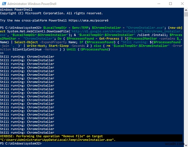 Windows PowerShellのコマンド1つでGoogle Chromeをインストールする方法