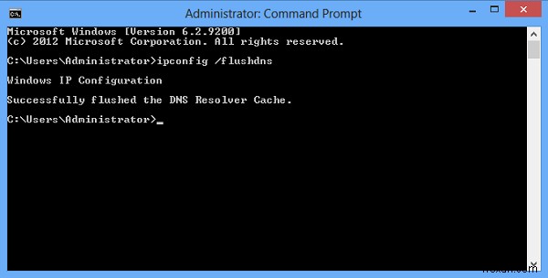 Windows 11/10でDNSキャッシュをフラッシュ(クリア)する方法