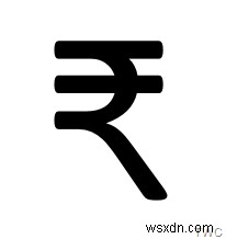 インドルピー通貨記号(₹)の入力方法:Windows 11/10でキーボードショートカットを使う