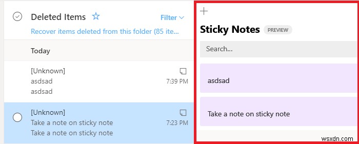 Windows 10で誤って削除した付箋（Sticky Notes）を復元する方法
