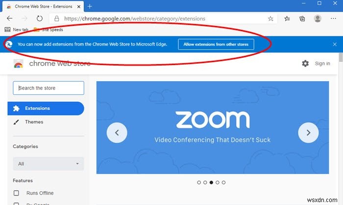 Chromeウェブストアの拡張機能をMicrosoft Edgeにインストールする2つの方法