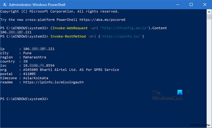 Windows 10でPowerShellを使ってパブリックIPアドレスを確認する方法