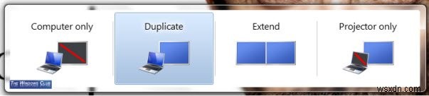 Windows 11/10でノートパソコンの画面を外部モニター・プロジェクターに投影する方法