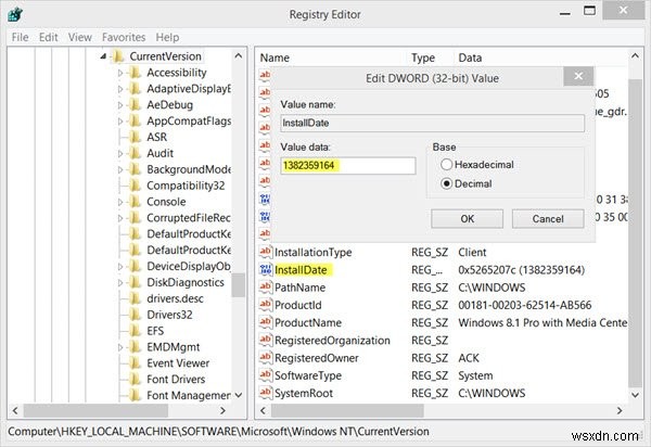 Windowsのインストール日を確認する4つの方法【フォルダー・レジストリ・コマンド】