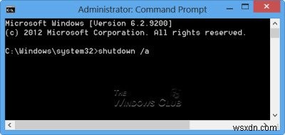 Windows 11/10でシャットダウンや再起動を中止・キャンセルする方法