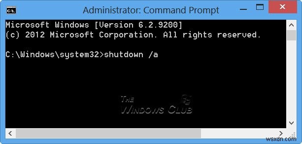 Windows 11/10でシャットダウンや再起動を中止・キャンセルする方法