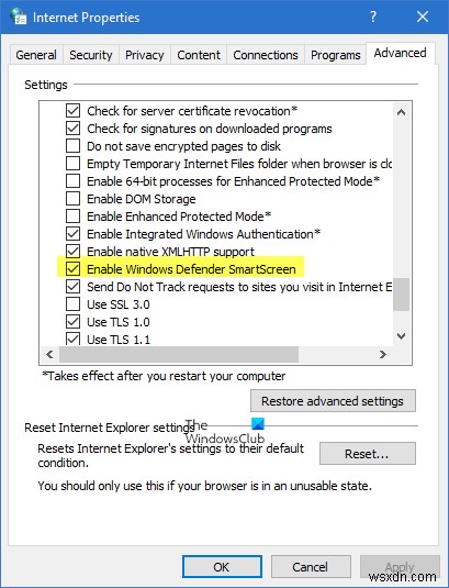 Windows 11/10でSmartScreenフィルターを有効化・無効化する方法（UI・グループポリシー・レジストリ対応）