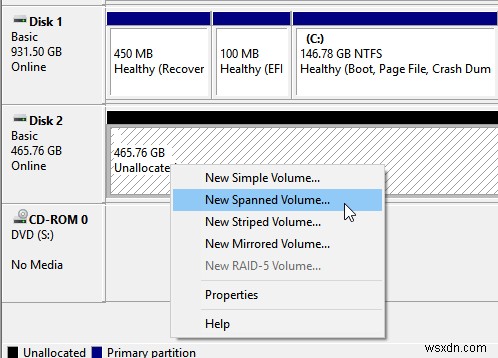 【Windows 11/10】2台のハードドライブを1つにまとめて大容量ストレージ化する方法