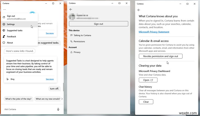 Windows 10でCortanaの検索履歴・音声データを完全にクリアする方法