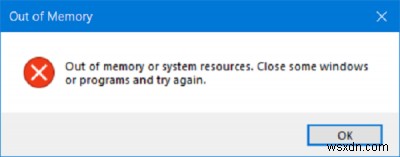 Windows 11/10でファイルコピー時に発生する「メモリ不足」エラーの解決方法