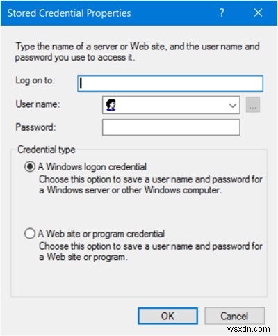 Windows 11/10で保存されたユーザー名とパスワードを検索・追加・削除・編集・バックアップ・復元する方法