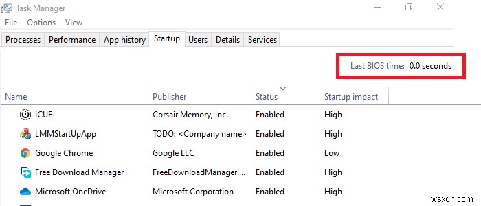 Windows 10タスクマネージャーの「Last BIOS time」とは?意味と確認・短縮方法を徹底解説