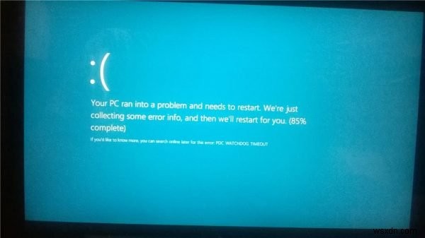 Windows 11/10でPDC_WATCHDOG_TIMEOUTブルースクリーンエラーを修正する方法