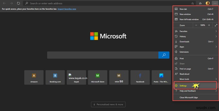 Windows 10で新しいMicrosoft Edgeブラウザをカスタマイズする方法