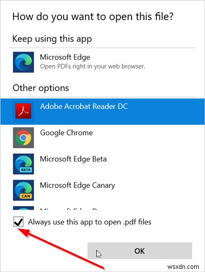 Windows 10の既定のPDFビューアをMicrosoft Edgeから別のアプリに変更する方法