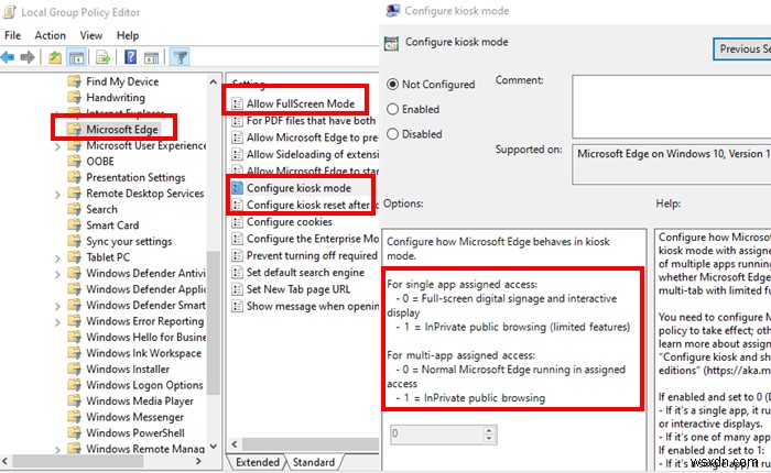 新しいMicrosoft EdgeとEdge Legacyでキオスクモードを設定する方法