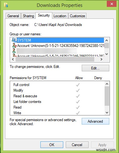 【Windows】「コンテナー内のオブジェクトを列挙できません。アクセスが拒否されました」エラーの解決方法