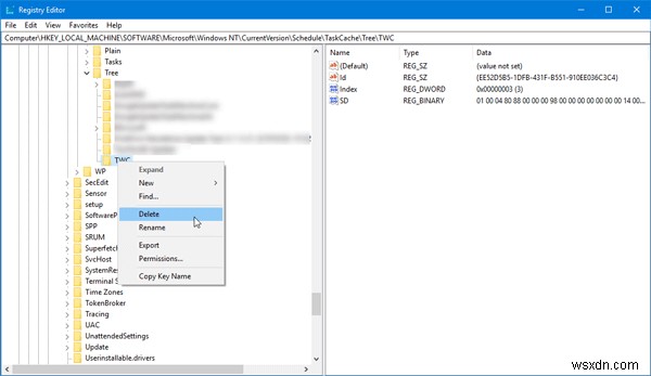 Windows 11/10のタスクスケジューラで「選択されたタスク {0} は存在しなくなりました」と表示される場合の対処法