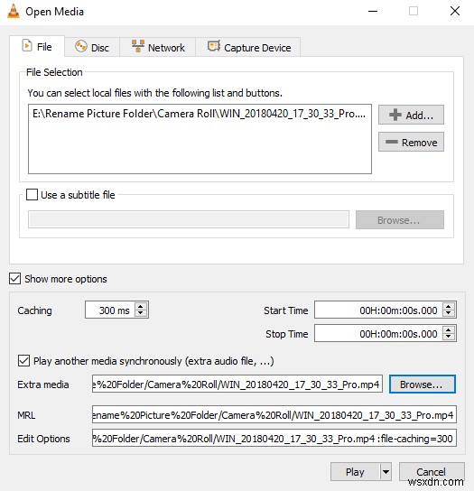 Windows 10のVLCプレーヤーで複数の動画を同時に再生する方法