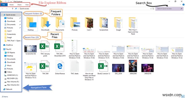Windows 10のファイルエクスプローラー徹底解説|基本機能と便利なショートカット