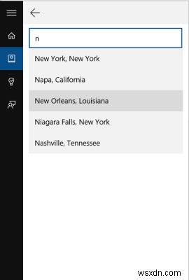Windows 11/10のCortanaで複数の場所の天気情報を表示させる方法