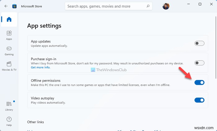 Windows 11/10でMicrosoft Storeのゲームをオフラインでプレイする方法