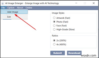 AI画像拡大フリーソフト「AI Image Enlarger」で低解像度画像を高画質にアップスケールする方法