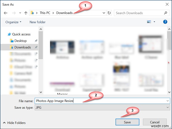Windows 11/10の「写真」アプリで画像サイズをすばやく変更する方法