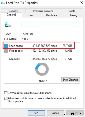 Windows 10でハードドライブの空き容量が正しく表示されないときの原因と対処法