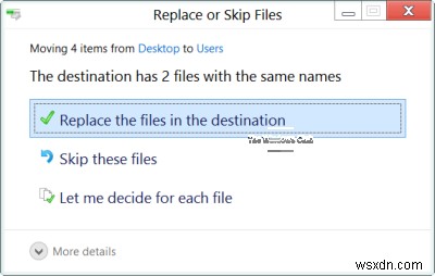 Windows 10のフォルダー統合(マージ)競合とは?警告ダイアログの表示・非表示を切り替える方法