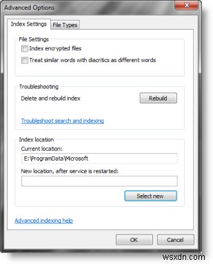 Windows 10で検索インデックスの保存場所を変更する方法