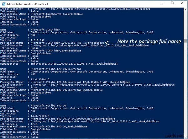 PowerShellを使ってWindows 11/10のユーザーアカウントからMicrosoft Storeアプリをアンインストールする方法