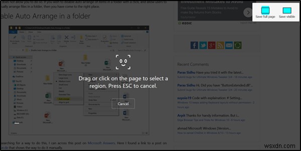 ChromeとFirefoxでWebページ全体のスクリーンショットを撮る方法【拡張機能不要】
