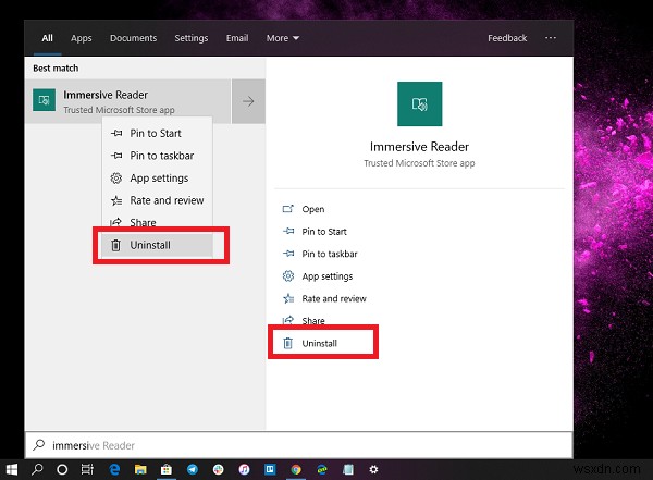 Windows 10でイマーシブリーダー(Immersive Reader)をアンインストールする4つの方法