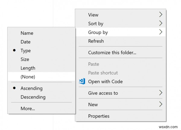 Windows 11/10のエクスプローラーでファイルのグループ化を無効にする方法