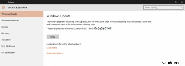 Windows Updateエラー0x8e5e0147の原因と5つの対処法を徹底解説