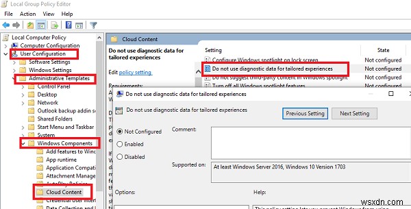 【Windows 10】設定・レジストリ・グループポリシーで「カスタマイズされたエクスペリエンス」をオン/オフにする方法