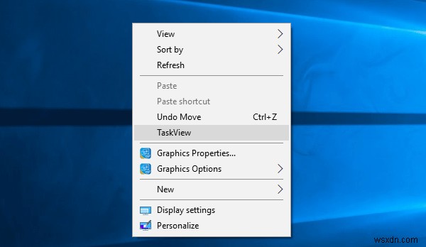 Windows 10の右クリックメニューに「タイムライン」「タスクビュー」を追加する方法