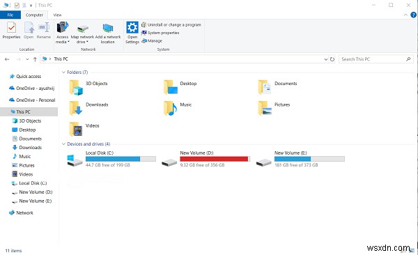 【Windows 10】ファイルエクスプローラーにCD/DVDアイコンが表示されないときの対処法