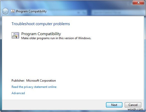 Windows 11/10のプログラム互換性トラブルシューターで旧アプリを正常に動かす方法